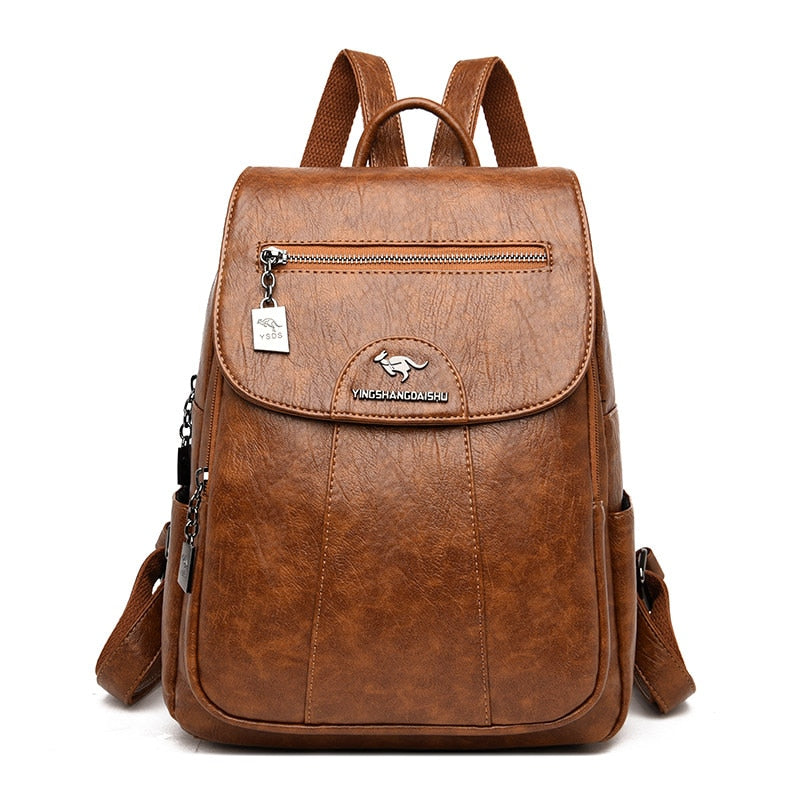 Mochila Feminina Couro - Aussie Vintage